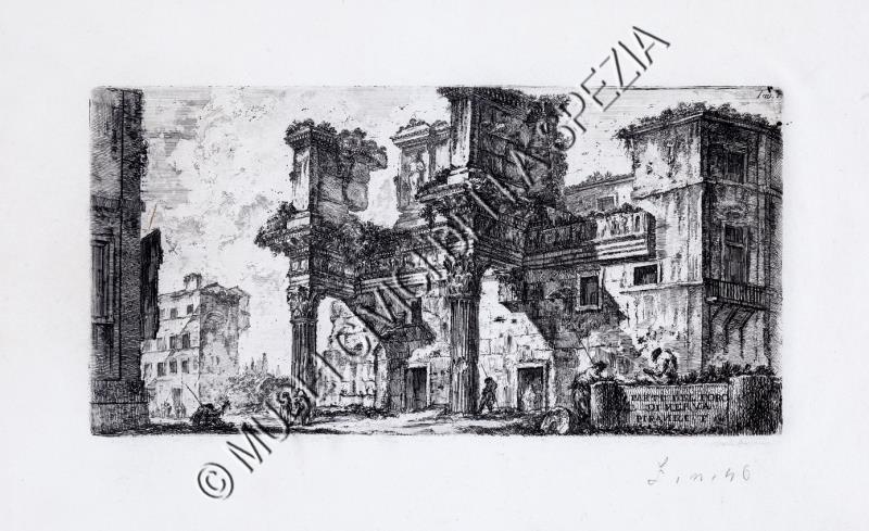 Parte del foro di Nerva, in Antichità Romane de' Tempi della Repubblica, e de' primi Imperatori