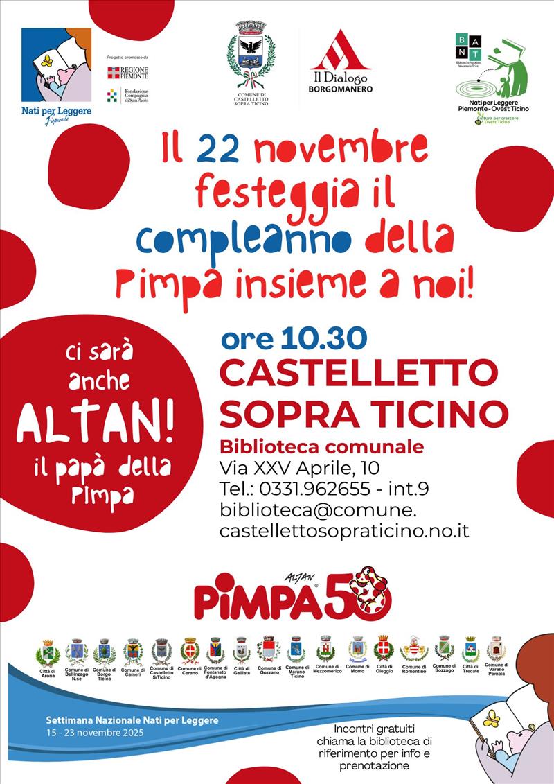 Castelletto Sopra Ticino - Buon compleanno Pimpa!