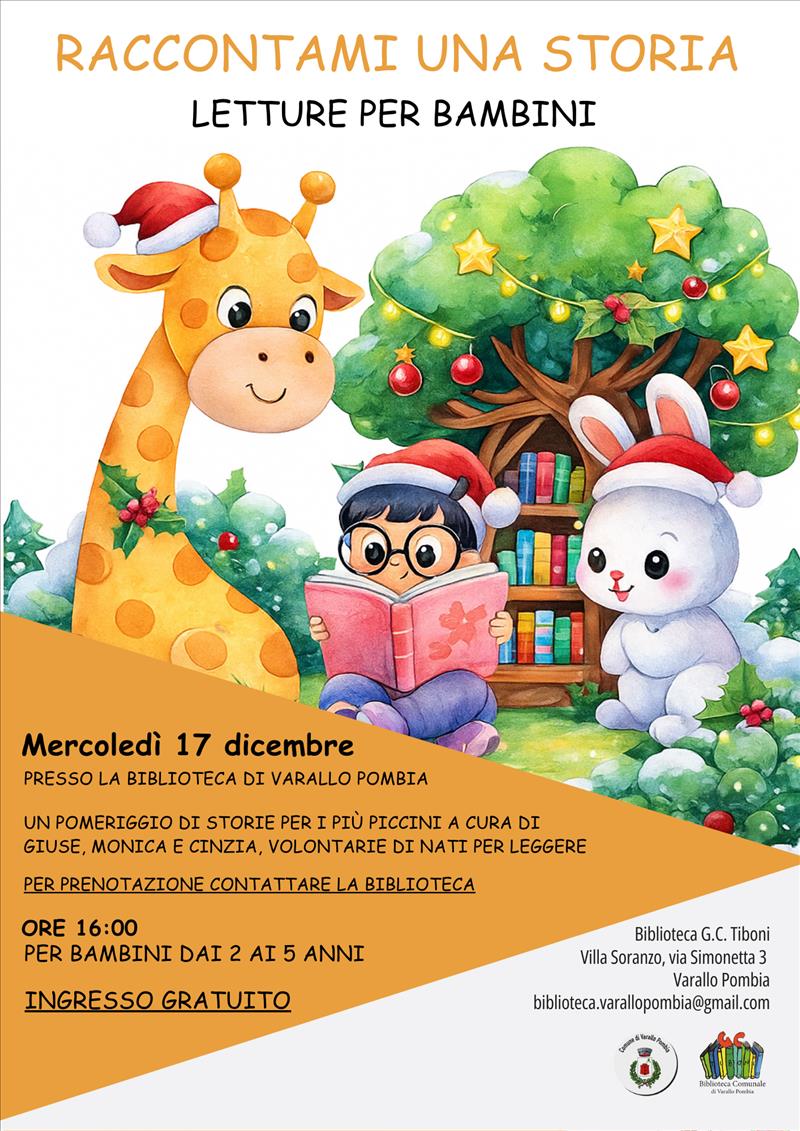 Varallo Pombia - Raccontami una storia... versione Natale!