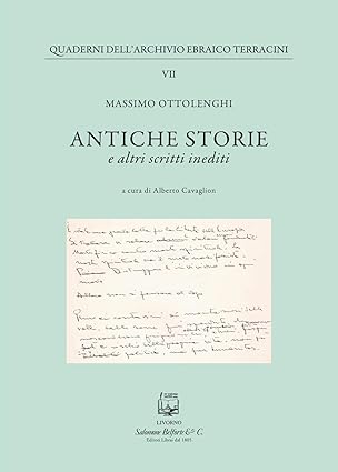 Antiche storie e altri scritti inediti