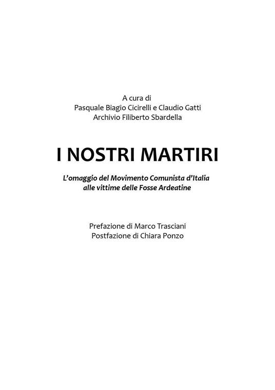 I nostri martiri