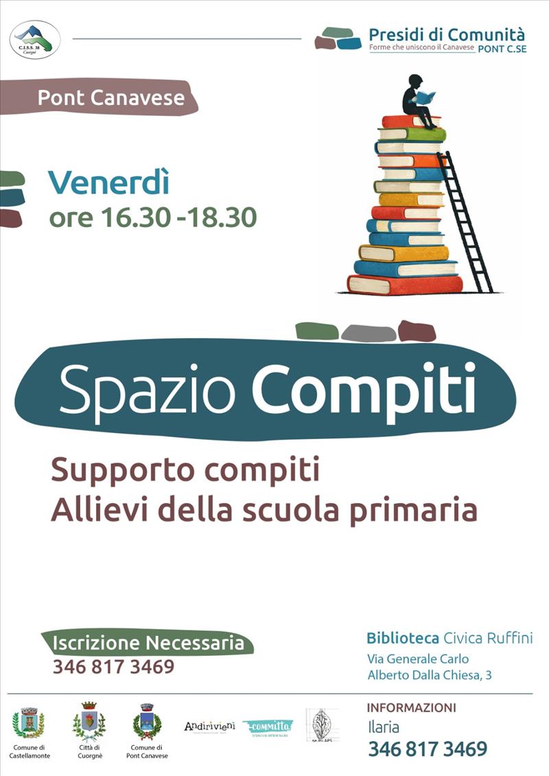 Biblioteca di Pont Canavese - Spazio compiti