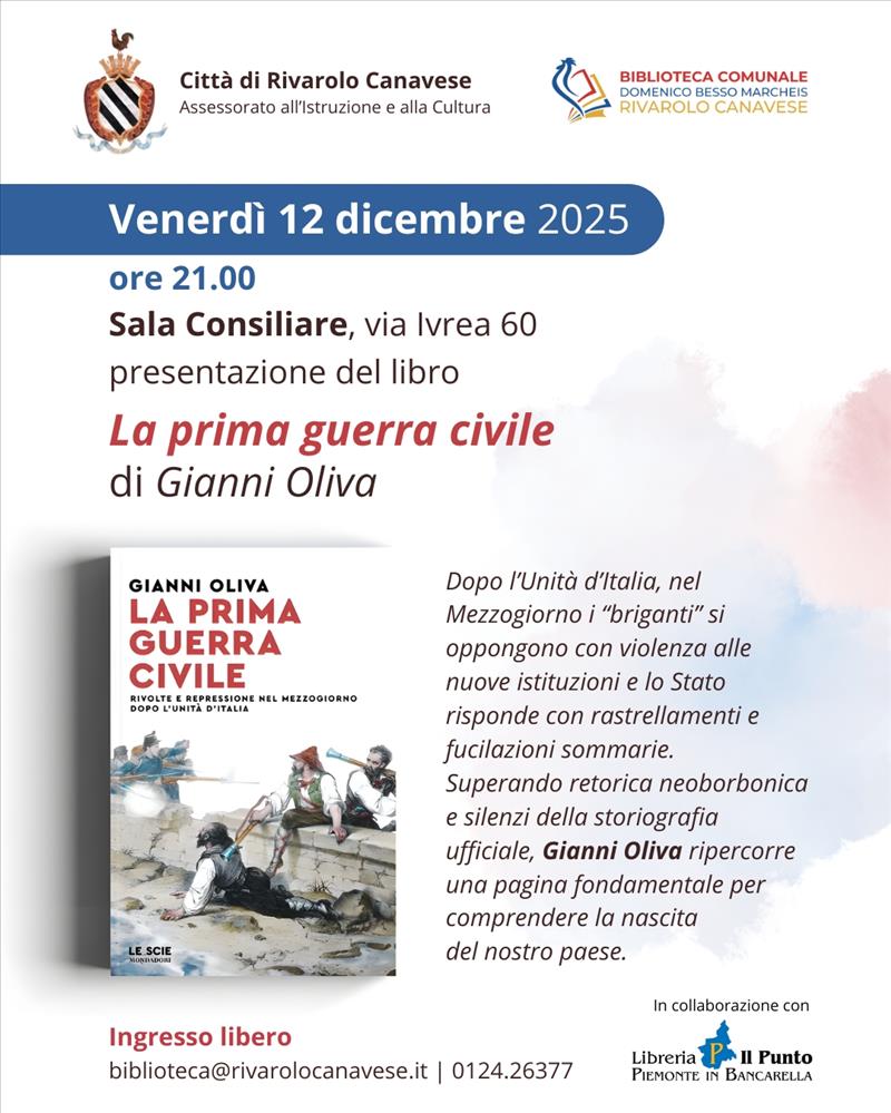 Gianni Oliva presenta La prima guerra civile