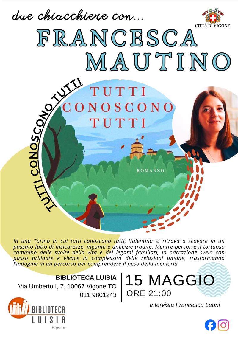 Due chiacchiere con...Francesca Mautino
