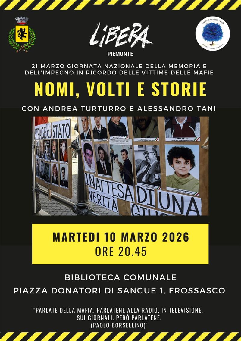 LIBERA Piemonte Nomi, volti e storie