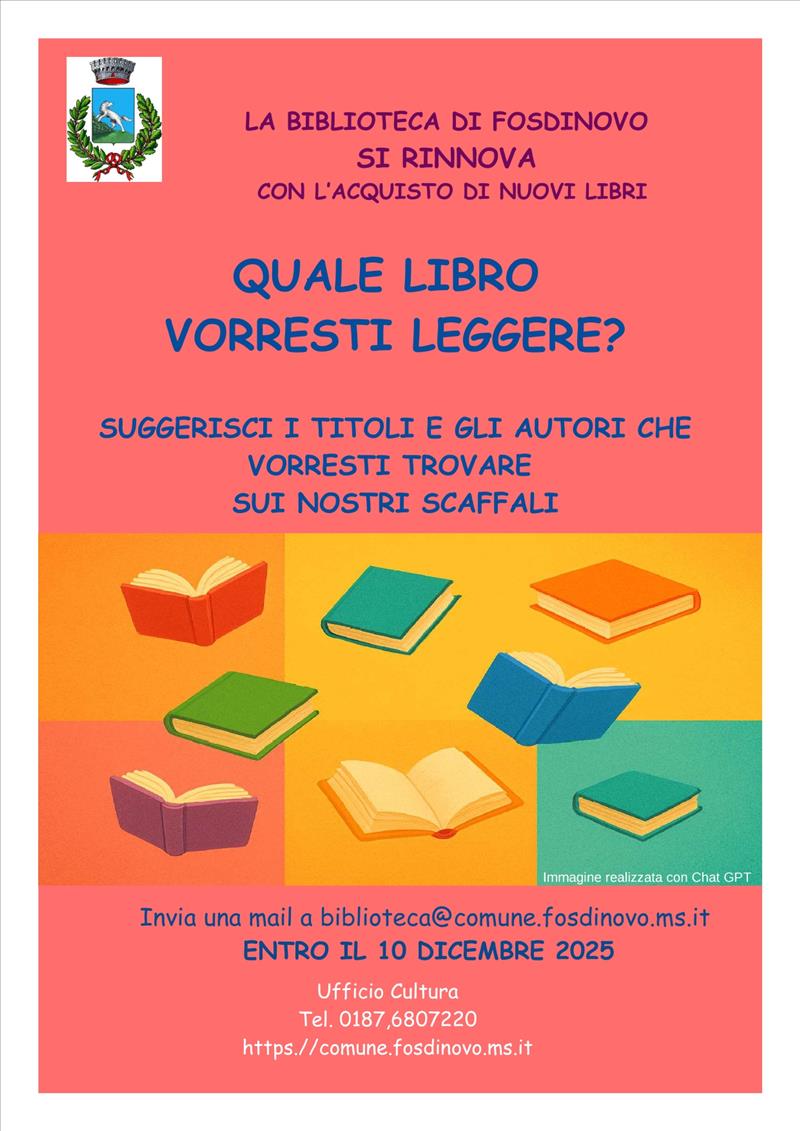 QUALE LIBRO VORRESTI LEGGERE?