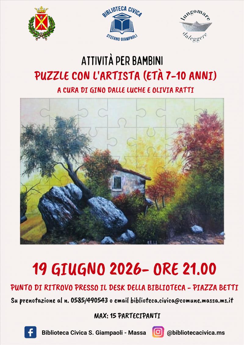Puzzle con l'artista (dai 7 ai 10 anni)